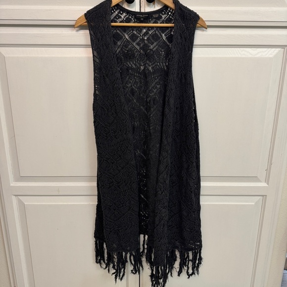 JEANNE PIERRE Tops - Cottagecore Crochet Duster Vest. Grunge boho festival. Size 2X. 100% cotton